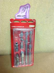 Husky 14, 38, and 12 in. Drive Master Accessory Set (11-Piece) MISSING