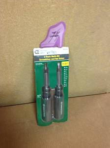 Commercial Electric Multi-Bit Screwdriver and Nut Driver (2-Pack)