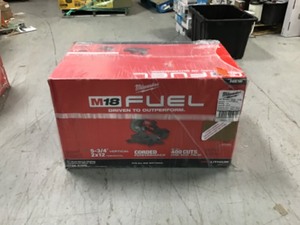 Milwaukee M18 FUEL 18-Volt Lithium-Ion Brushless Cordless 10 in. Dual Bevel Sliding Compound Miter Saw Kit W(1) 9.0Ah Battery not used