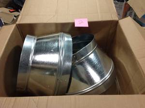 lot 2 image: Master Flow 16 in. to 12 in. Round Reducer in good condition