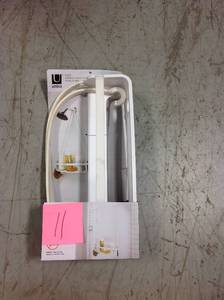 lot 11 image: Umbra Flex Single Shelf Caddy White  in good condition