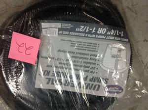 lot 22 image: Superior Pump 24 ft. Poly Universal Discharge Sump Pump Hose Kit  in good condition