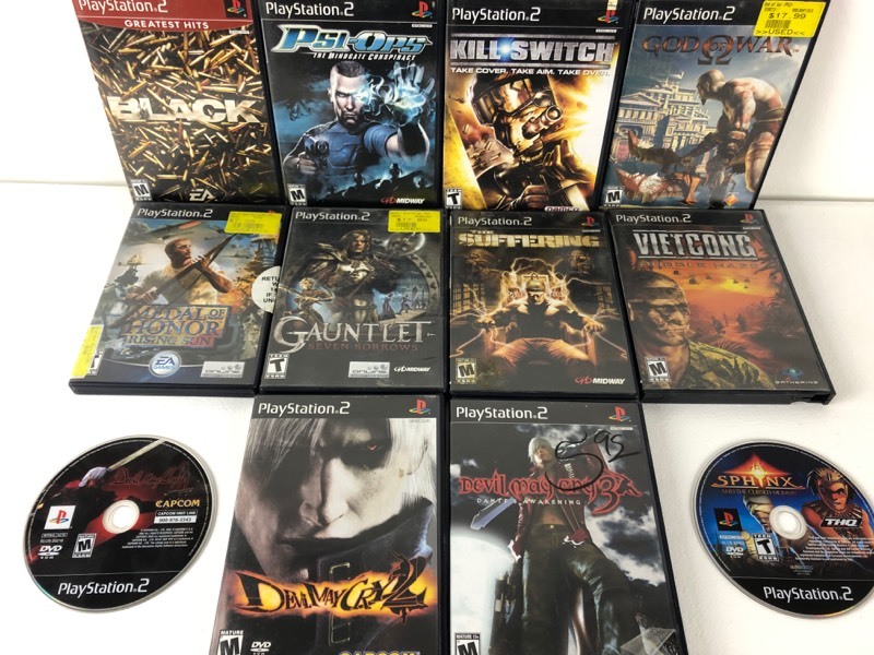 ps 2 games for sale