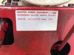 Snapper Snowblower, Working Condition, See Attached Video