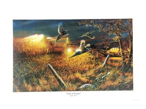 National Wild Turkey Federation Hansel Prints, Lot of 4 prints