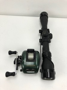 Fishing Reel and Rifle Scope
