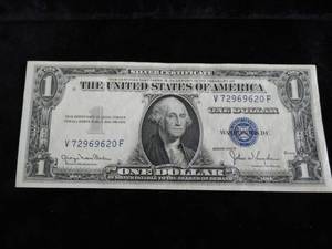 lot 1 image: Silver Certificate