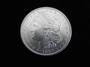 lot 19 image: Morgan Dollar 1897