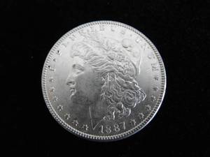 lot 20 image: Morgan Dollar 1887