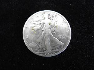 lot 56 image: Walking Liberty Half Dollar 1934