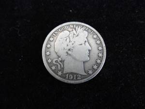 lot 65 image: Barber Half Dollar 1912