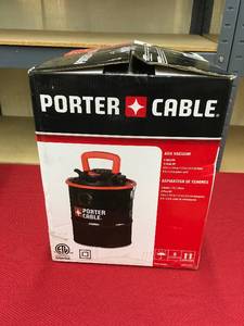 lot 481 image: Porter Cable Ash Vacuum, Retail $29.99