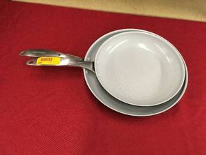 lot 494 image: Greenpan 2PC. Fry Pan Set, Retail $39.99