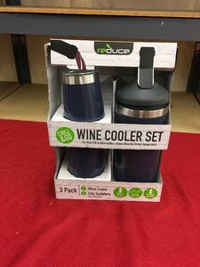 lot 504 image: Reduce 3 Pack Wine Cooler Set, Retail $24.99