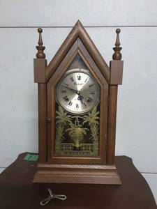 Vintage Mantel Clock Centurion 35 Day With Key 20