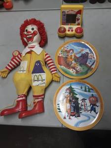 Vintage Ronald McDonald Collectibles