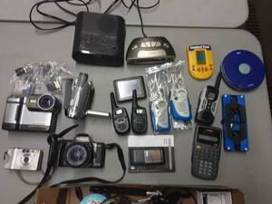 Portable DVD Player & Lot Of Assorted DVDs