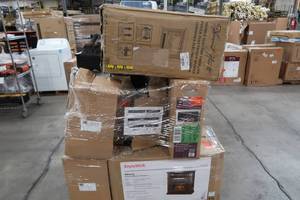 lot P7 image: Pallet of Various Untested Customer Returned Fireplaces