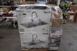 lot P9 image: Pallet of Various Untested Customer Returned KitchenBathroomHousewares