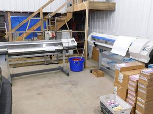 lot 3 image: Lot of 2 Roland VersaCamm Wide Format Printers