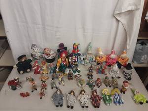 Collection Of Clown 35 Pieces