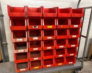 lot 30 image: Stacking Parts Containers - 15x8x7 - Qty 30