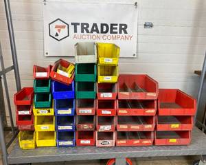 lot 32 image: Assorted Storage Bins (38)