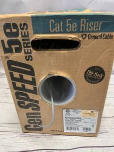 lot 21 image: Over 16 Pounds of Cat 5 General Cable Wire