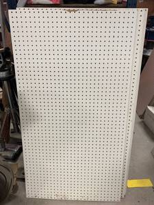 lot 90 image: 11 Sheets of Pegboard (approx 28 12 x51 34)