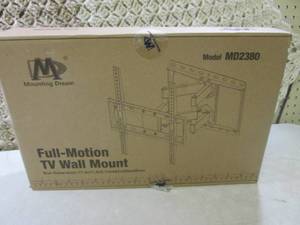 Full-Motion TV Wall Mount Fits 26-...