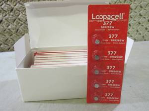 Box of 1.55 Volt Silver Oxide Watch...