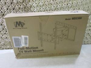 Full-Motion TV Wall Mount Fits 26-...