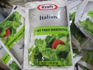 Case of 60 Kraft Italian Dressing P...