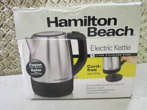 Hamilton Beach Electric Kettle Open...
