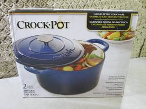 Crock Pot Non-Electric Enameled 7 Q...