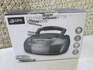 GPX CDRadioCassette Boom Box Open...