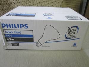Box of 12 65W Indoor Flood Bulbs  E...
