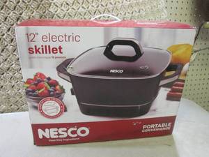 Nesco 12 Electric Skillet Open Box...