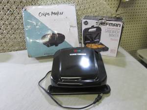 George Foreman Grill, Sandwich Make...