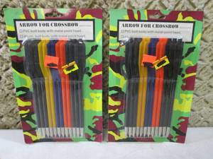 2 Packs of Pistol Crossbow BoltsAr...