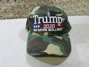 Camo Embroidered Trump 2020 No More...