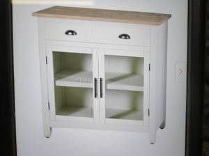 Quail Farm 2-Door White and Natural...