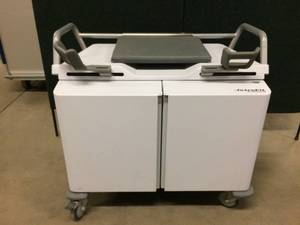 lot 32 image: SELLING ONLINE USED $5000&nbspRetrofit Gynocart Gynecology Transportable Mobile Examination Table Obgyn - EXCELLENT WORKING CONDITION STOOL NOT INCLUDED