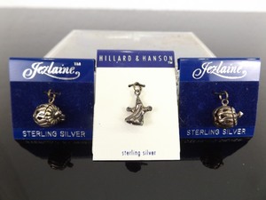 3 - NEW Sterling Silver .925 Halloween Themed Charms