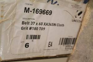 Belt 37 X 60 X A 345 N Cloth  Grit # 180 T 09