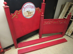 PONY EXPRESS WOOD BED FRAME
