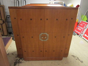BAKER FURNITURE BIEDERMEIER ART DECO STORAGE CABINET
