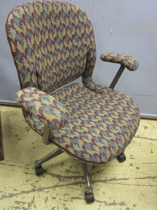 HERMAN MILLER OFFICE CHAIR, OTHER WOOD FRAME CHAIRS