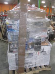 lot 64 image: WHOLESALE MIXED PALLET OF RETURNS - GARAGE ITEMS AND SHOP EQUIPMENT