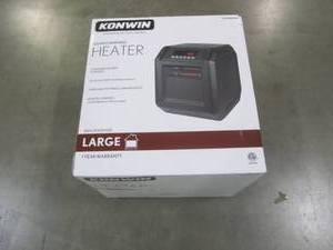lot 111 image: Konwin Electric Infrared Space Heater with Remote Control GD9315BCP-6